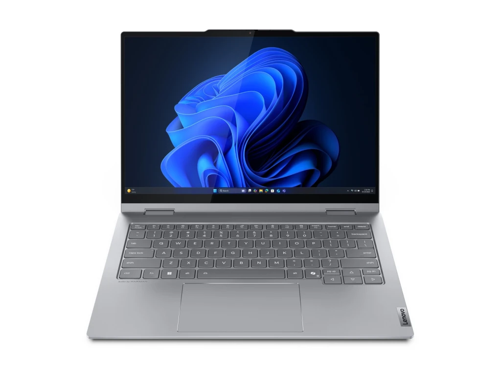 Lenovo ThinkBook 14 2-in-1 G5 | Luna Grey | 14 " | IPS | Touchscreen | WUXGA | 1920 x 1200 pixels | Intel Core U5 | 225U | 16 GB | SO-DIMM DDR5 | Solid-state drive capacity 512 GB | Intel Graphics | Windows 11 Pro | 802.11ax | Bluetooth version 5.3 | Keyboard language Nordic | Keyboard backlit | Warranty 24 month(s) | Battery warranty 12 month(s)