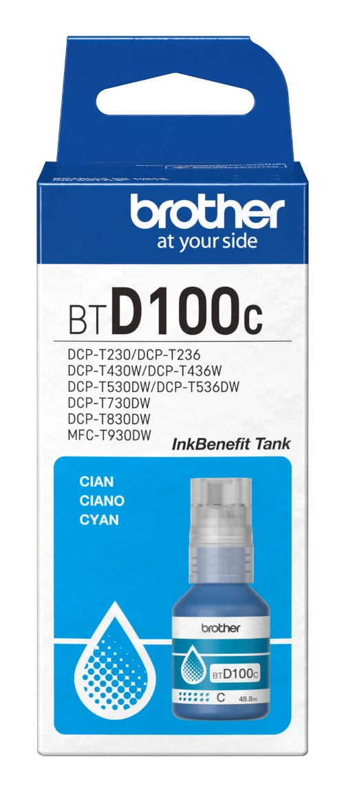 Brother BTD100C | Ink Bottle | Cyan