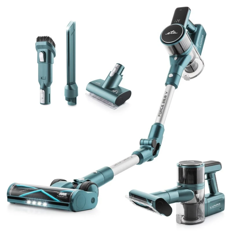 ETA Vacuum Cleaner | ETA423890000 Lunar | Cordless operating | Handstick | 400 W | 28.8 V | Operating time (max) 50 min | Blue/Green