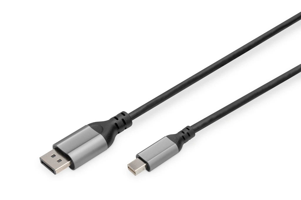 Digitus 8K DisplayPort Adapter Cable, Mini DP to DP, 2 m | DB-340106-020-S | DisplayPort to DisplayPort