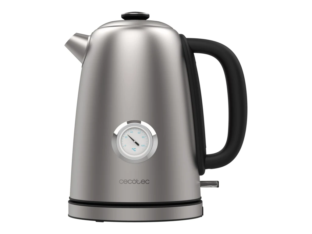 Cecotec Kettle | Thermosense 620 Vintage | Electric | 2200 W | 1.7 L | Stainless steel | 360° rotational base | Stainless steel