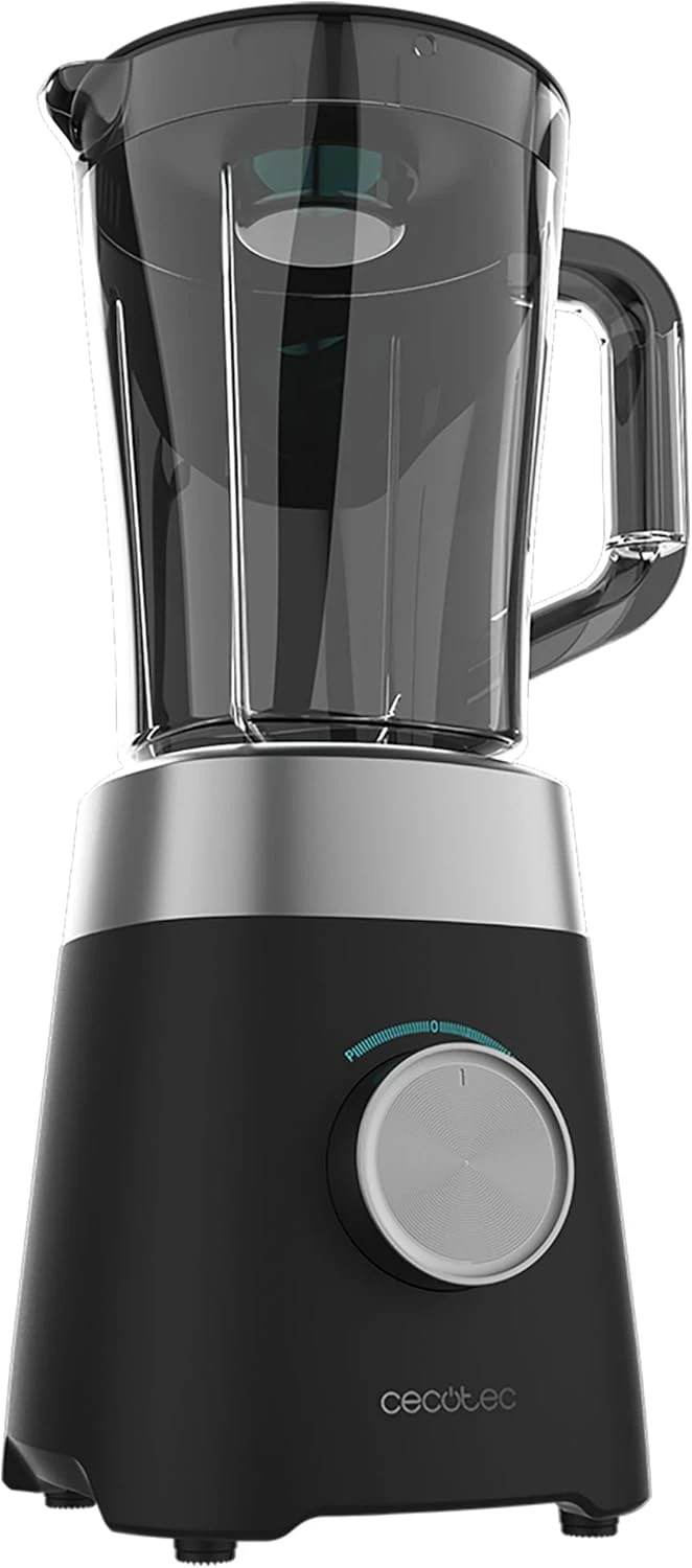 Cecotec Blender | Power Black Titanium 1300MAX B | Tabletop | 1300 W | Jar material Plastic | Jar capacity 1.5 L | Ice crushing | Black