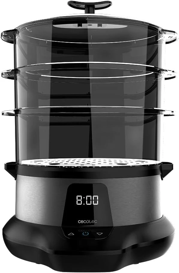 Cecotec Food Steamer | Vapovita 3000 Pro | 1000 W | Number of baskets 3