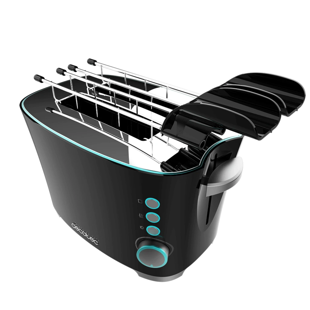 Cecotec Toaster | Toast&Taste Double B | Power 650 W | Number of slots 2 | Housing material Stainless steel