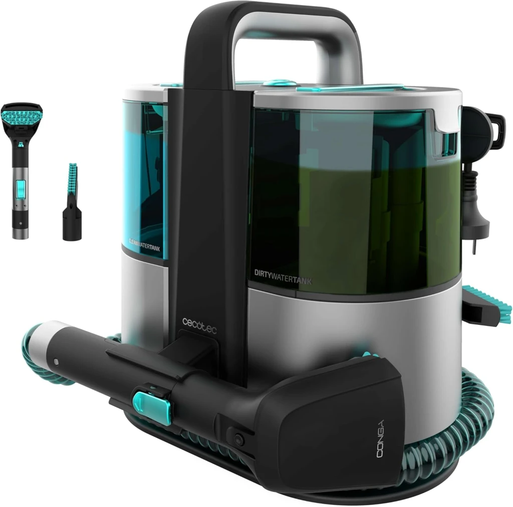 Cecotec Upholstery Cleaner | Conga 4000 Carpet&Spot Clean | Corded operating | 400 W | Operating radius 5 m | Black
