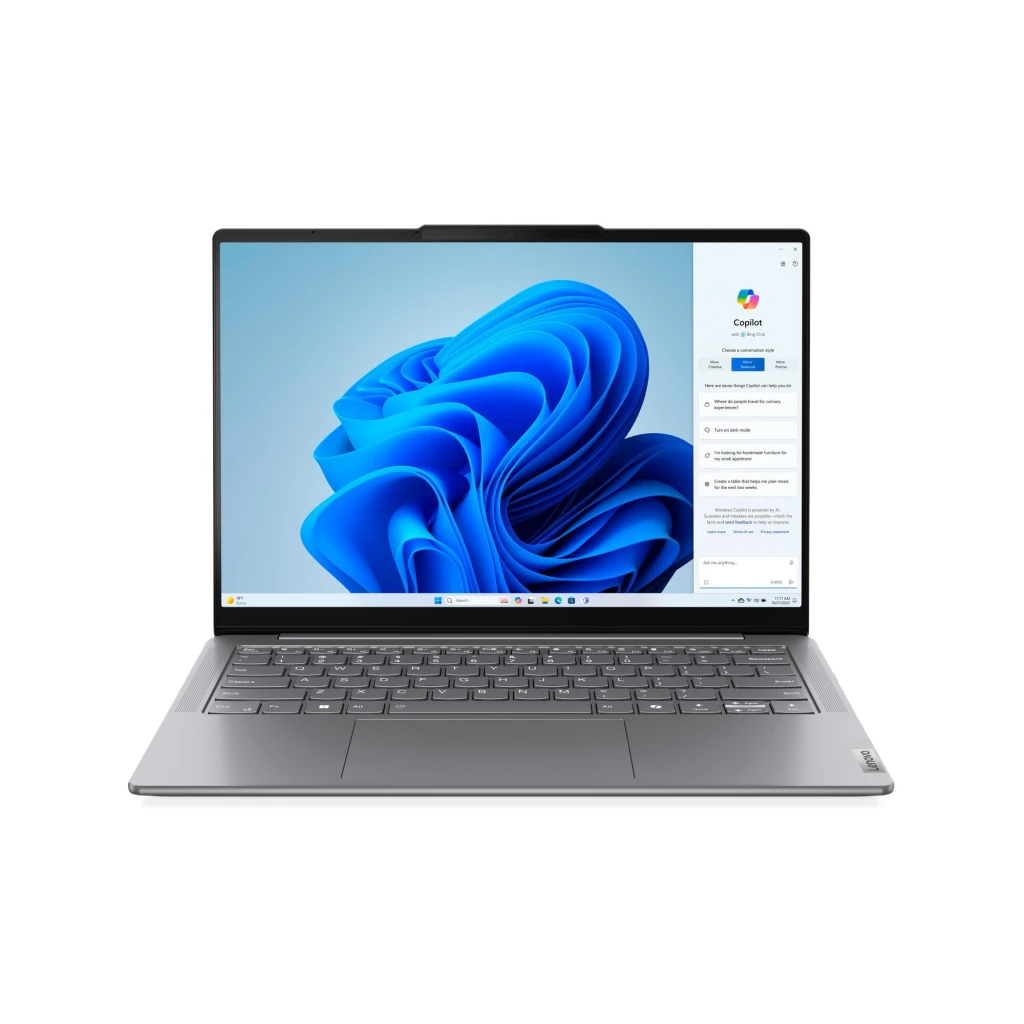 Lenovo Yoga Slim 7 14IMH9 | Luna Grey | 14 " | OLED | WUXGA | 1920 x 1200 pixels | Glossy | Intel Core Ultra 7 | 155H | 32 GB | Soldered LPDDR5x | Solid-state drive capacity 512 GB | Intel Arc Graphics | Windows 11 Home | 802.11ax | Bluetooth version 5.3 | Keyboard language English | Keyboard backlit | Warranty 24 month(s) | Battery warranty 12 mon