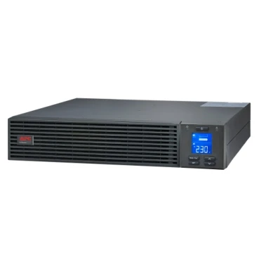 Schneider Electric Easy UPS, Rackmount 2U, Intelligent Card Slot, LCD, W/Rail Kit | SRV1KRIRK-E | 1000 VA | 900 W