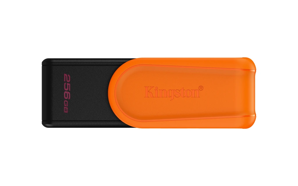 Kingston USB Flash Drive | DataTraveler Exodia S | 256 GB | USB 3.2 Gen 1 | Black/Orange