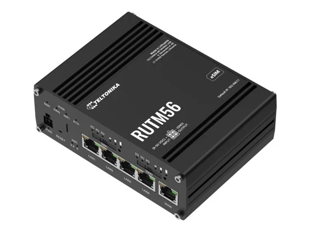 Teltonika Dual Modem Router | RUTM56 | 802.11ac | 10/100/1000 Mbit/s | Ethernet LAN (RJ-45) ports 4 | Mesh Support Yes | MU-MiMO Yes | No mobile broadband