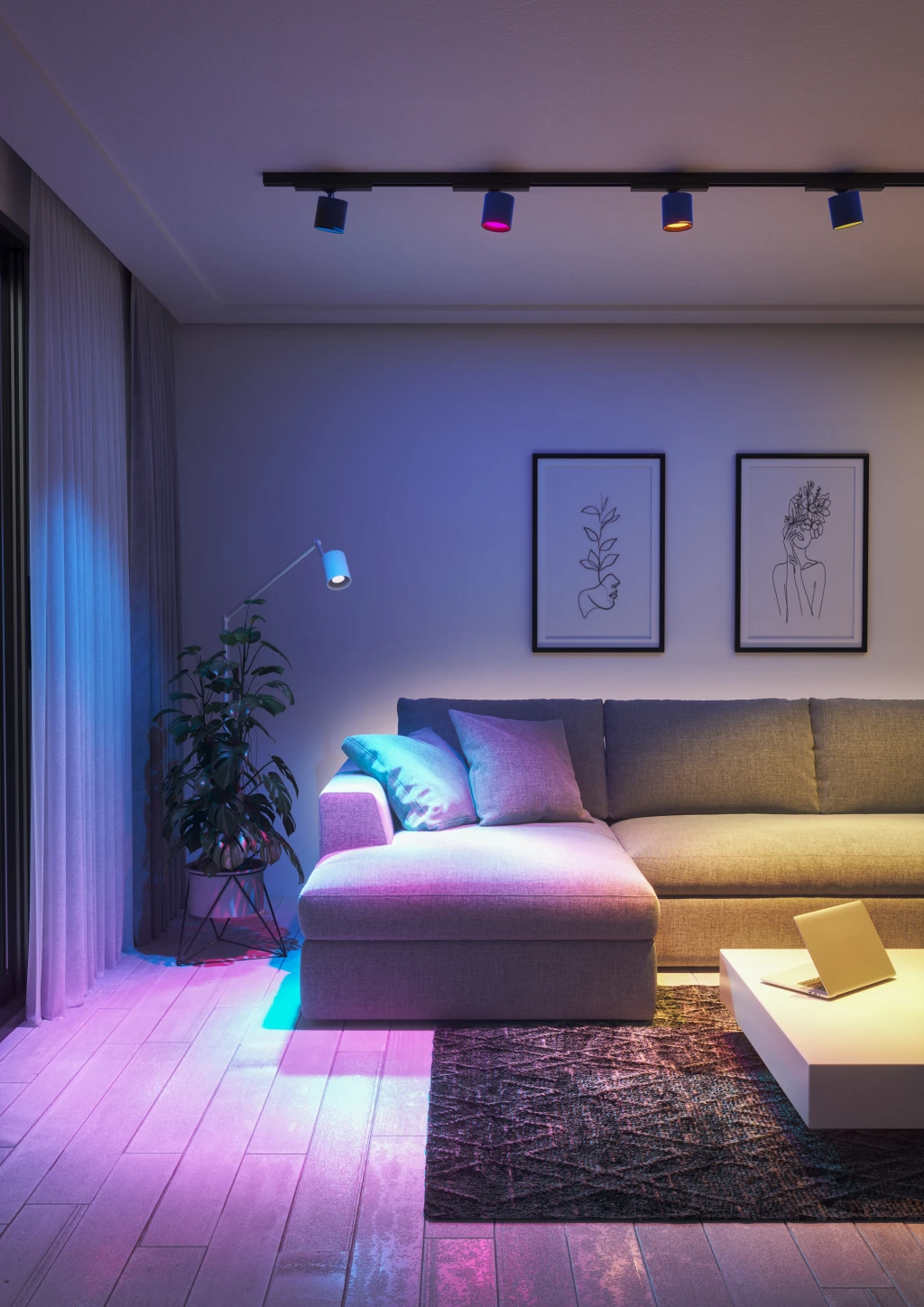 Nanoleaf Essentials Matter Wi-Fi GU10 Smart Bulb RGBCW 3pcs pack|Nanoleaf Essentials Matter Wi-Fi Smart Bulb, 3pcs|GU10|RGBCW