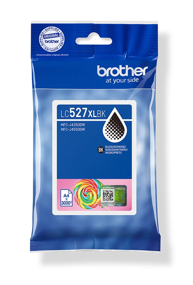 Brother LC527XLBK Black High Yield Inkjet Cartridge | Brother