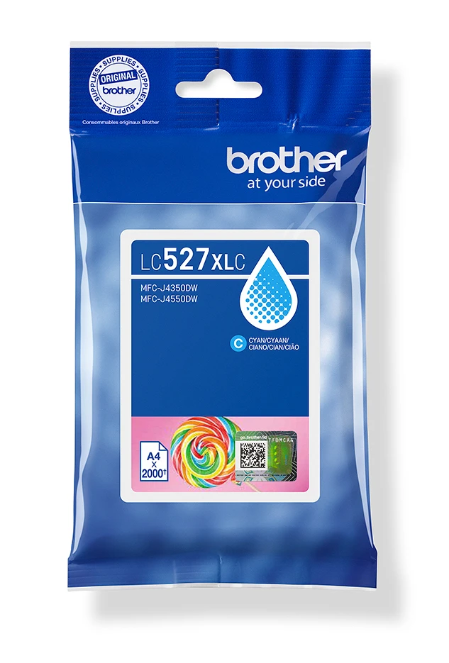 Brother LC527XLC Cyan High Yield Inkjet Cartridge | Brother