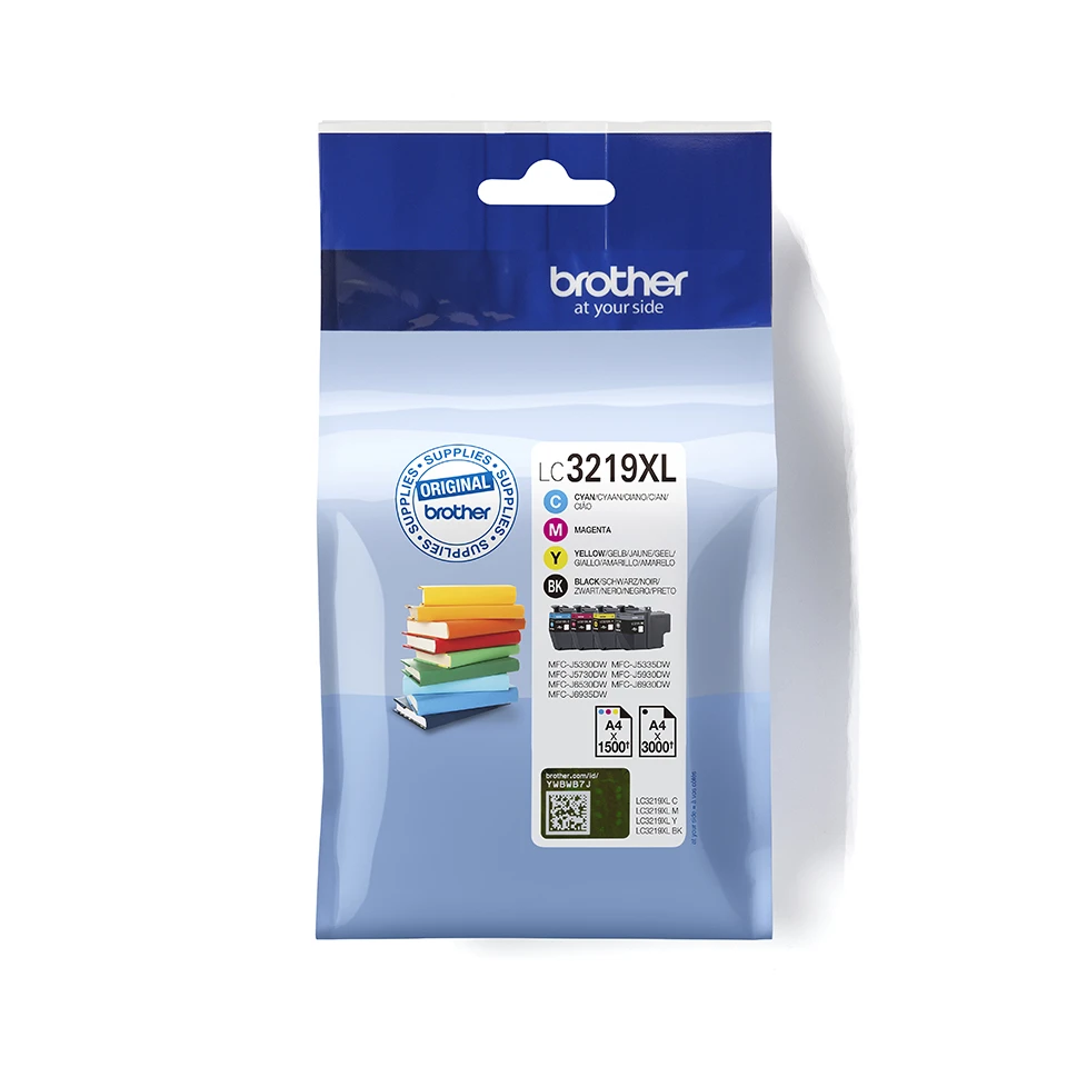 Brother LC3219XLVAL | Ink Cartridges | Black, Cyan, Magenta,Yellow