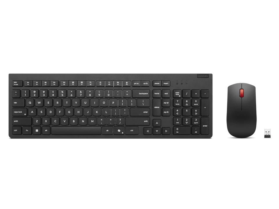 Lenovo Essential | Keyboard and Mouse Combo | Wireless | Russian/Cyrillic | Black | 2.4 GHz