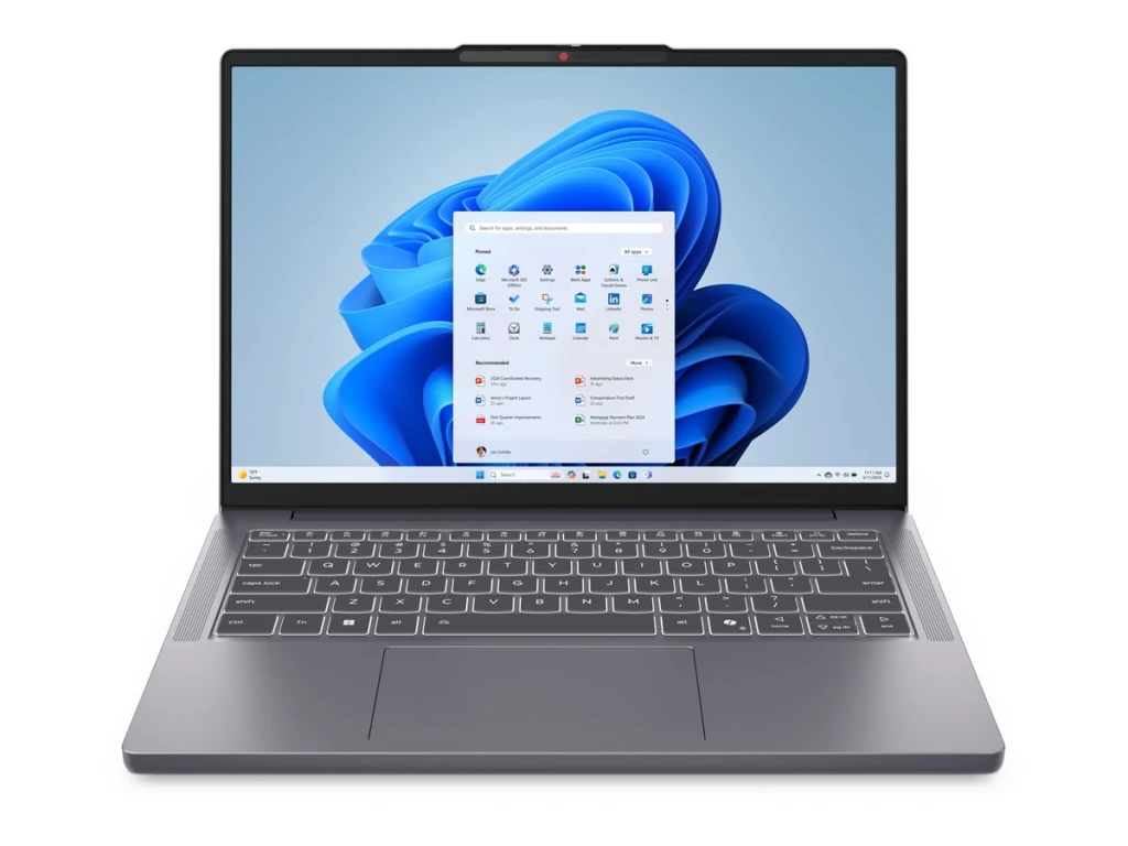 Lenovo IdeaPad Slim 3 14ARP10 | Luna Grey | 14 " | OLED | WUXGA | 1920 x 1200 pixels | Glossy | AMD Ryzen 5 | 7535HS | 16 GB | Soldered DDR5 | Solid-state drive capacity 512 GB | AMD Radeon 660M Graphics | Windows 11 Home | 802.11ax | Bluetooth version 5.3 | Keyboard language Nordic | Keyboard backlit | Warranty 24 month(s) | Battery warranty 12 mo