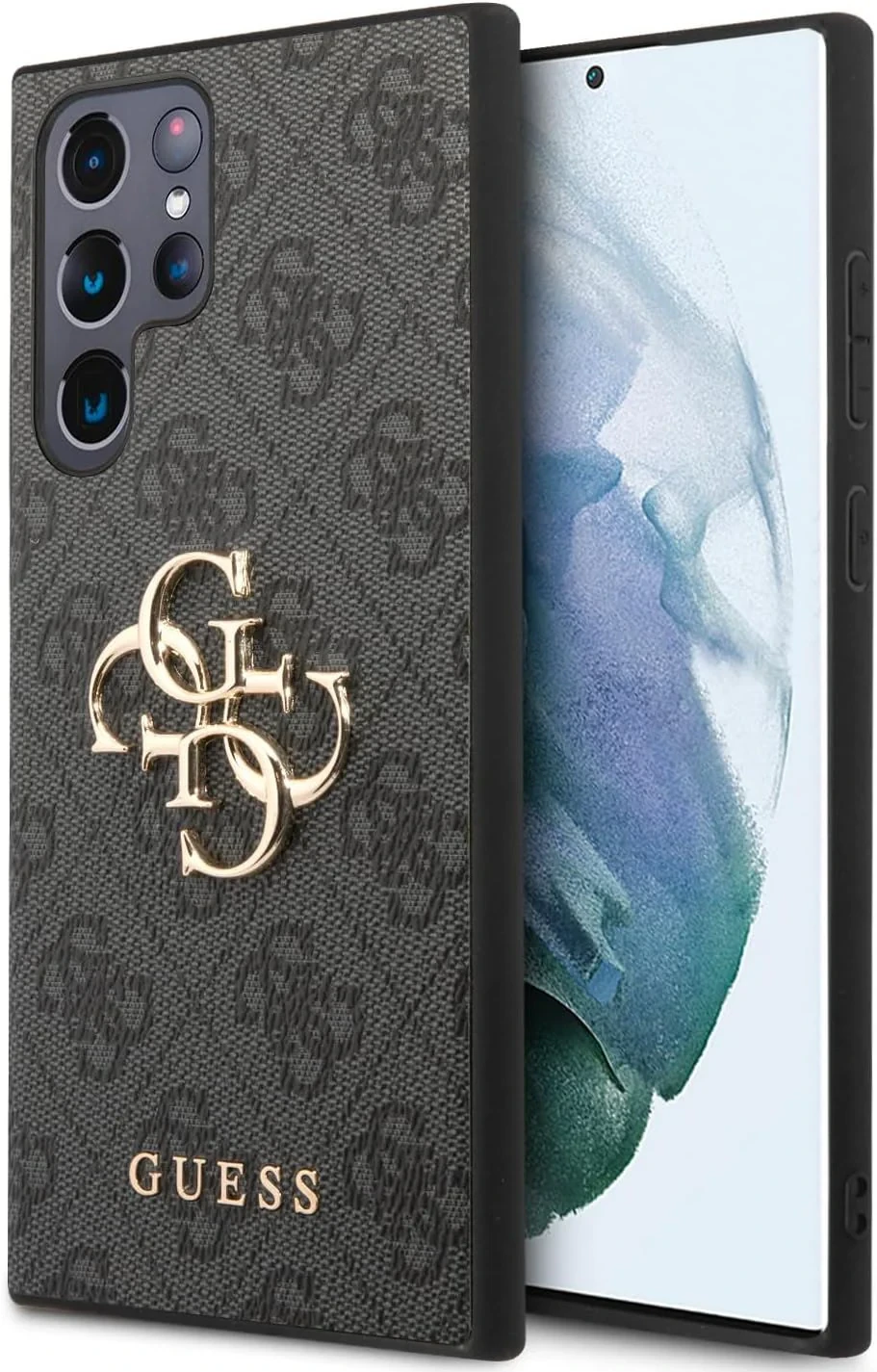 GUESS | GUHCS24L4GMGGR | Back Cover | Samsung | Galaxy S24 Ultra | TPU/PC | Black