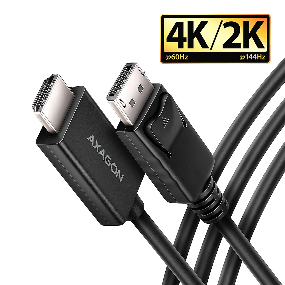Axagon RVD-HI20C2 videokaabliadapter 1,8 m DisplayPort HDMI Must