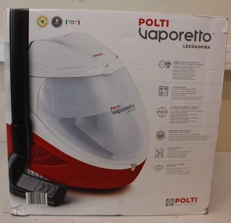 SALE OUT. Polti PVEU0083 Vaporetto Lecoaspira FAV50 Multifloor Steam-Vacuum cleaner, Corded, 1350 W, Dusk container 1.8 L, Working radius 9 | Polti | Steam cleaner | PVEU0083 Vaporetto Lecoaspira FAV50 Multifloor | Power 1350 W | Steam pressure 5 bar | Water tank capacity 1.1 L | White | DAMAGED PACKAGING
