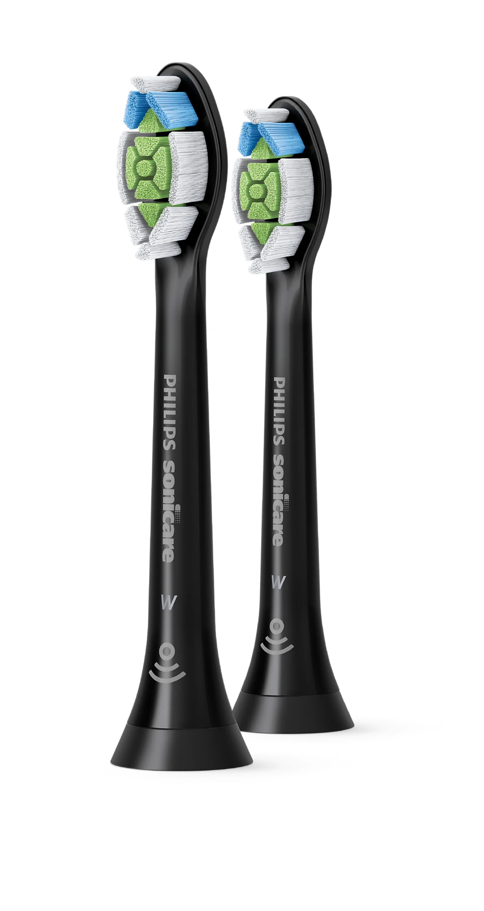 Philips Replacement brush heads | HX6062/88 Sonicare Optimal White | Heads | For adults | Number of brush heads included 2 | Black