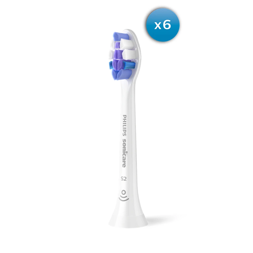 Philips | Replacement brush heads | HX6056/87 Sonicare Sensitive | Heads | For adults | Number of brush heads included 6 | White