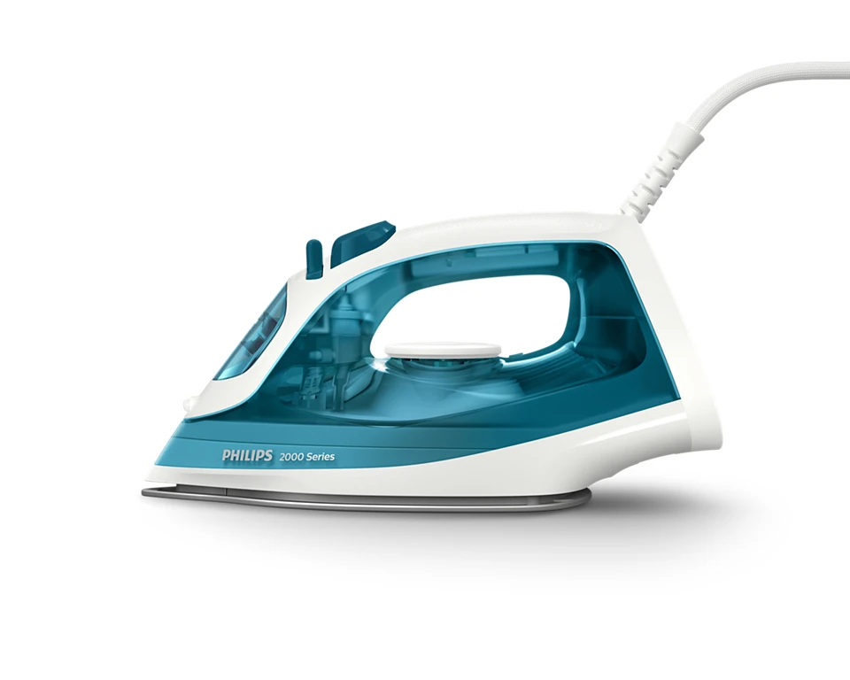 Philips Steam Iron | DST2020/90 2000 series | Steam Iron | 2000 W | Water tank capacity 250 ml | Continuous steam 25 g/min | Steam boost performance 110 g/min | Blue/White
