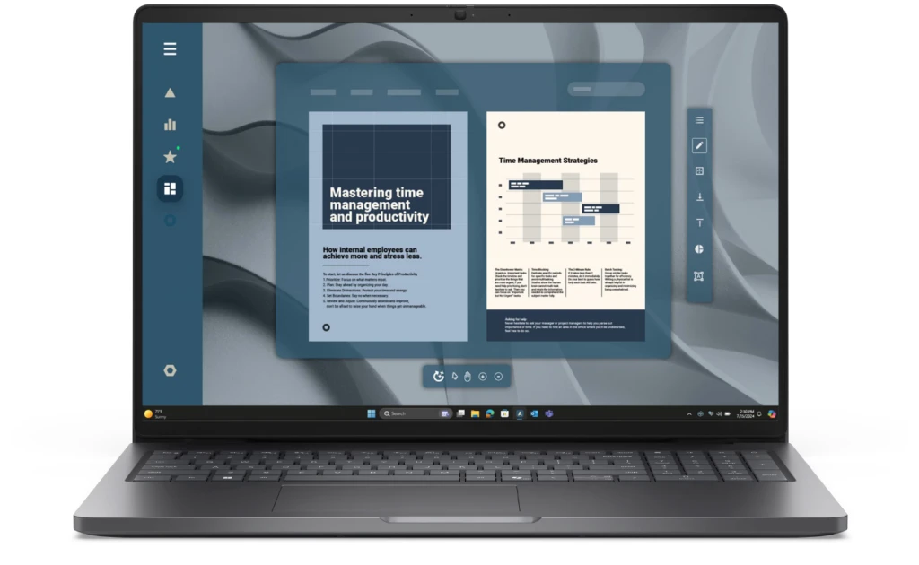 Dell Pro 16 PC16255 | Magnetite | 16 " | IPS | FHD+ | 1920 x 1200 pixels | Anti-glare | AMD Ryzen 5 | 220 | 16 GB | DDR5 | Solid-state drive capacity 512 GB | AMD Radeon 740M Graphics | Windows 11 Pro | 802.11ax | Keyboard language English | Keyboard backlit | Warranty 36 month(s) | Battery warranty 12 month(s)