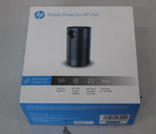 SALE OUT. HP MP250 LED projector WVGA (854 x 480)/120Lm/16:9/,Grey | HP REFURBISHED