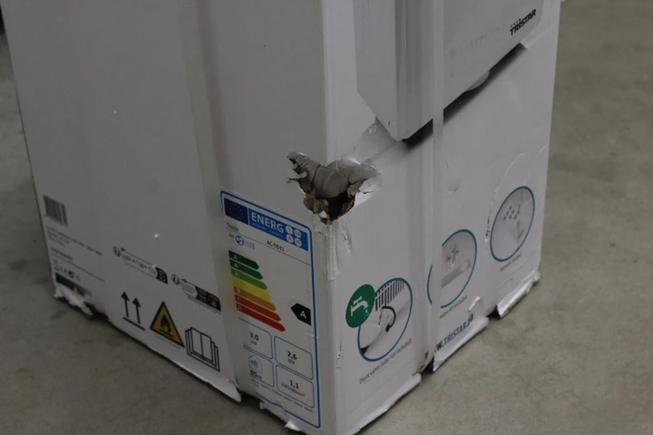 SALE OUT. Tristar AC-5531 Air conditioner, White + remote control | Tristar Air conditioner | AC-5531 | Number of speeds 2 | White | DAMAGED PACKAGING
