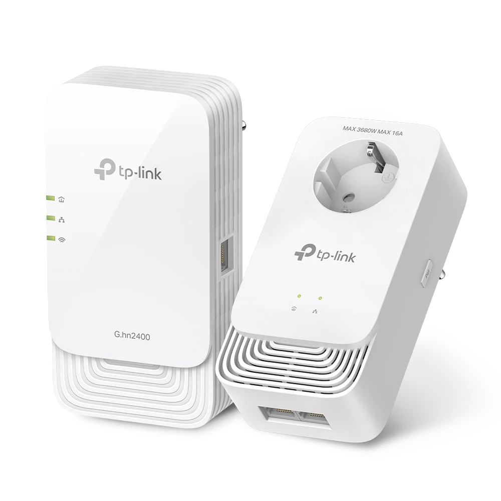 TP-Link PGW2440 KIT elektriliinisidevõrgu võrguadapter 1428 Mbit/s Ethernet LAN WiFi Valge