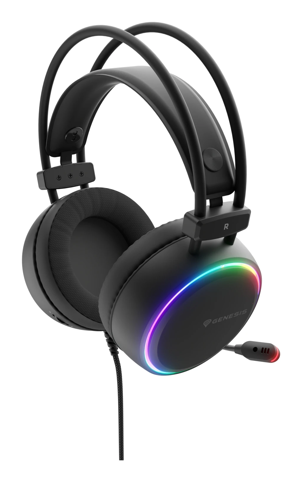 Genesis Gaming Headset | Neon 613 G2 | Wired | Over-ear | Microphone | Black