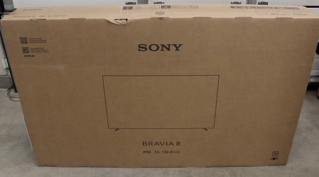 Sony K55XR80PAEP Bravia 8 | 55 | Smart TV | Google TV | 4K UHD | Black | DAMAGED PACKAGING, MISSING INNERT PACKAGING