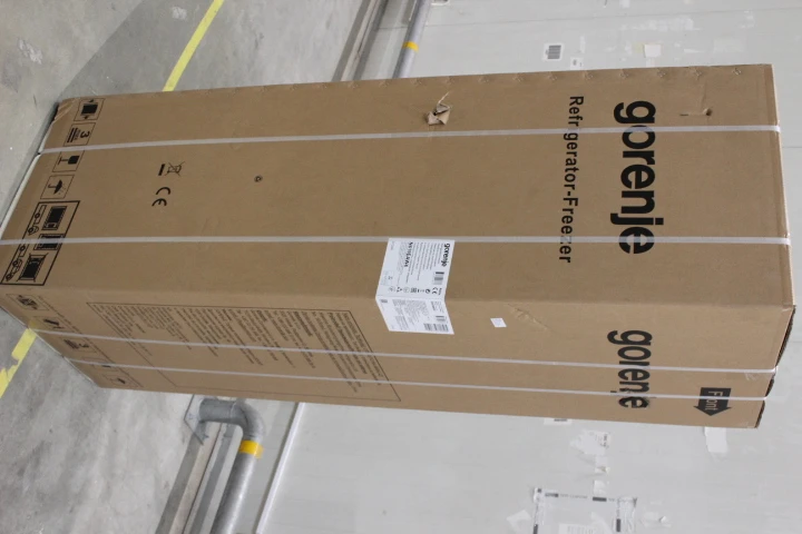 SALE OUT. Gorenje N619EAW4 Refrigerator, E, Free standing, Bottom freezer, Height 186 cm, Net capacity 207 L, Net Freezer 97 L, White | Gorenje N619EAW4 | Energy efficiency class E | Free standing | Combi | Height 186 cm | No Frost system | Fridge net capacity 207 L | Freezer net capacity 97 L | Display | 39 dB | White | DAMAGED PACKAGING, SMALL DE