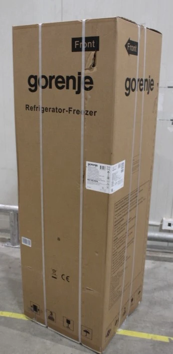 SALE OUT. Gorenje N619EAW4 Refrigerator, E, Free standing, Bottom freezer, Height 186 cm, Net capacity 207 L, Net Freezer 97 L, White | Gorenje N619EAW4 | Energy efficiency class E | Free standing | Combi | Height 186 cm | No Frost system | Fridge net capacity 207 L | Freezer net capacity 97 L | Display | 39 dB | White | DAMAGED PACKAGING