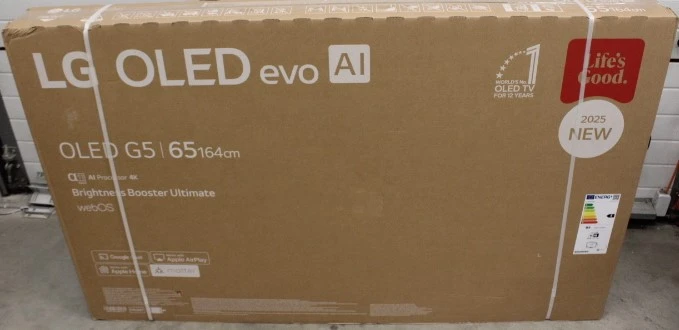 LG OLED65G51LW | 65 | Smart TV | webOS 25 | UHD | DAMAGED PACKAGING