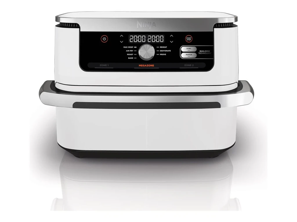 NINJA | Dual Air Fryer | Foodi FlexDrawer AF500EUWH | Capacity 10.4 L | DualZone | White