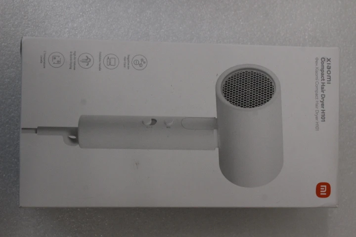 SALE OUT. Xiaomi Compact Hair Dryer H101 (White) EU | Xiaomi Compact Hair Dryer | H101 EU | 1600 W | Number of temperature settings 2 | White | DEMO, DIRTY