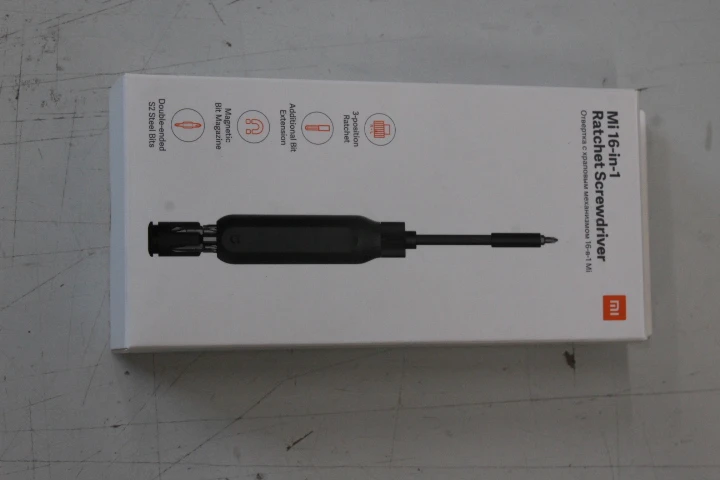 Xiaomi Mi 16-in-1 Ratchet Screwdriver | USED, MISSING SCREWHEADS