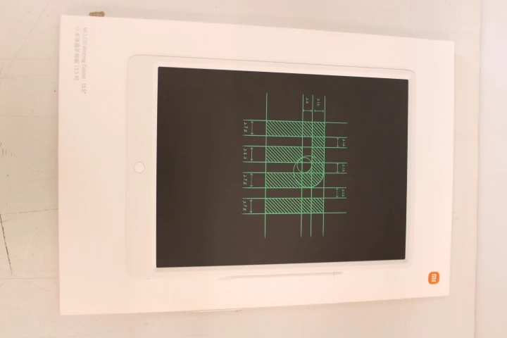 SALE OUT. Xiaomi Mi LCD Writing Tablet 13.5" | Xiaomi Mi LCD Writing Tablet | 13.5 " | LCD | USED | Black Board/Green Font | It has no memory - you write one page, then delete it completely with one button; The life of the button battery is about a year when the display is cleared 100 times a day