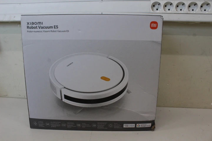 SALE OUT. Xiaomi Robot Vacuum E5 (White) EU | Xiaomi Robot Vacuum (EU) | E5 | Wet&Dry | 2600 mAh | Dust capacity 0.4 L | 2000 Pa | White | DAMAGED PACKAGING