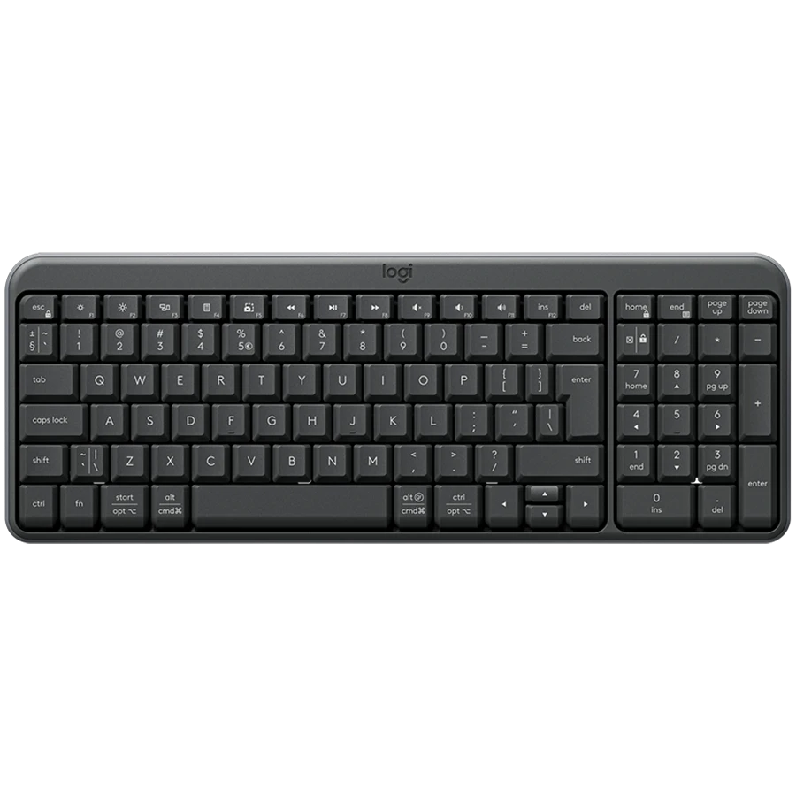 LOGITECH MK250 - GRAPHITE - US INT'L - 2.4GHZ/BT - INTNL-973