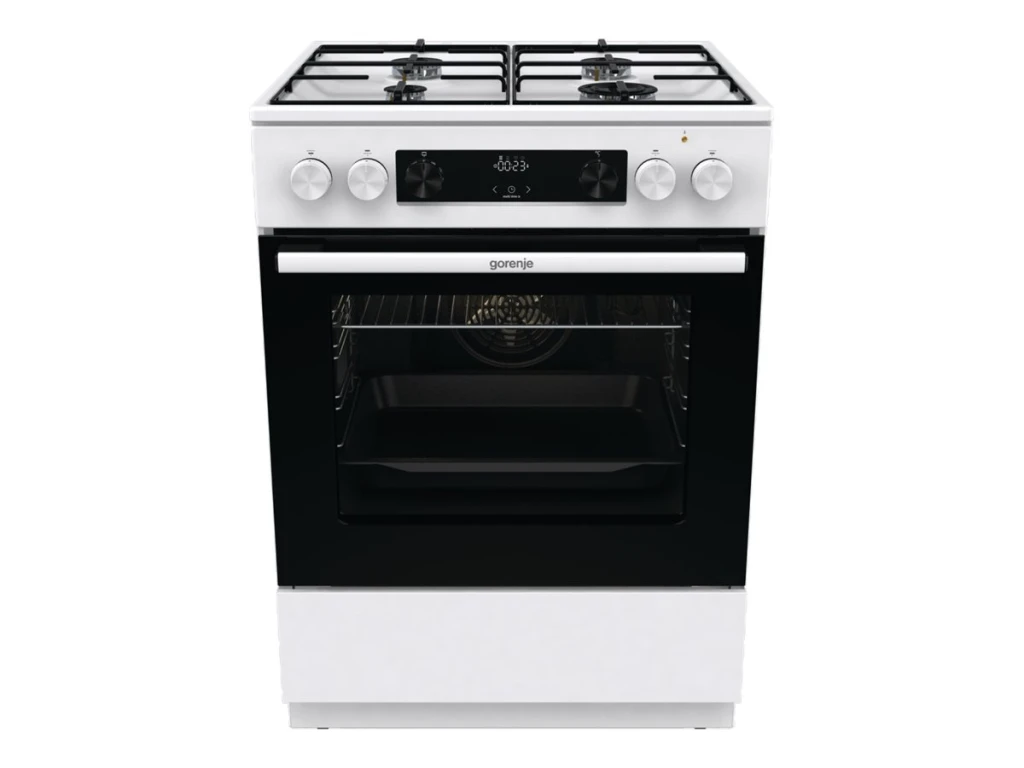 Gorenje Cooker | GKS6C70WJ | Hob type Gas | Oven type Electric | White | Width 60 cm | Depth 60 cm | 71 L