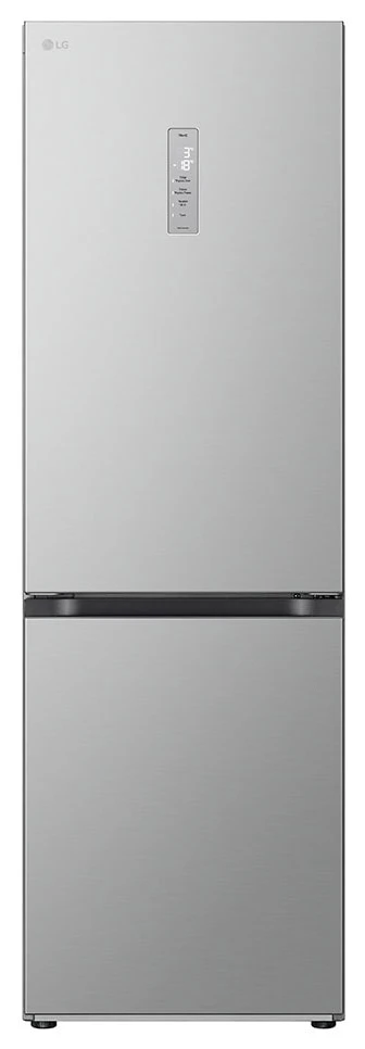 LG Refrigerator | GBV7170EPY | Energy efficiency class E | Free standing | Combi | Height 186 cm | No Frost system | Fridge net capacity 234 L | Freezer net capacity 110 L | Display | 35 dB | Silver