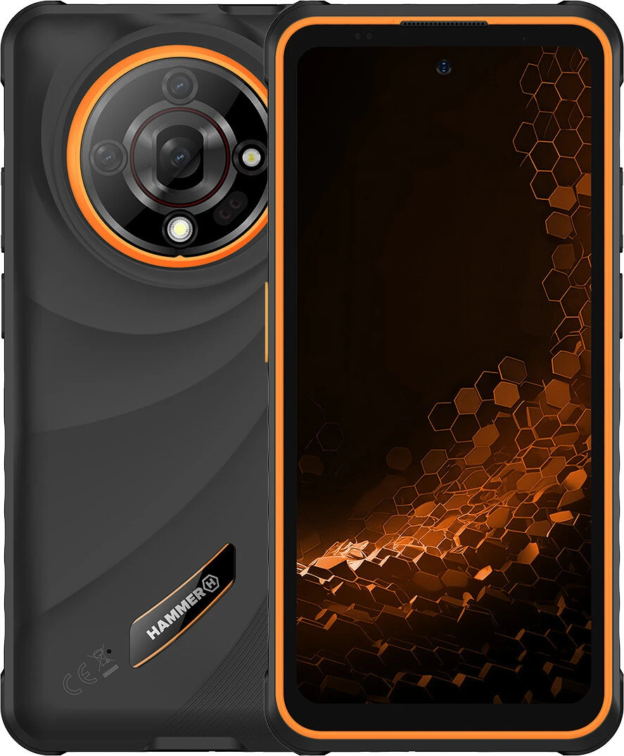 HAMMER Hammer Iron 6 (Black) DS 6.56" IPS TFT 720x1612/2GHz/128GB/6GB RAM/Android 14/microSDXC/WiFi,BT,4G | Hammer