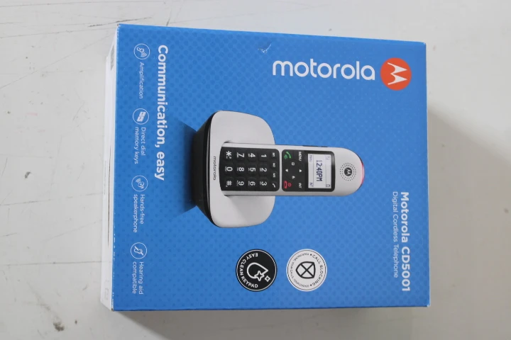SALE OUT. Motorola CD5001 white | Motorola DAMAGED PACKAGING
