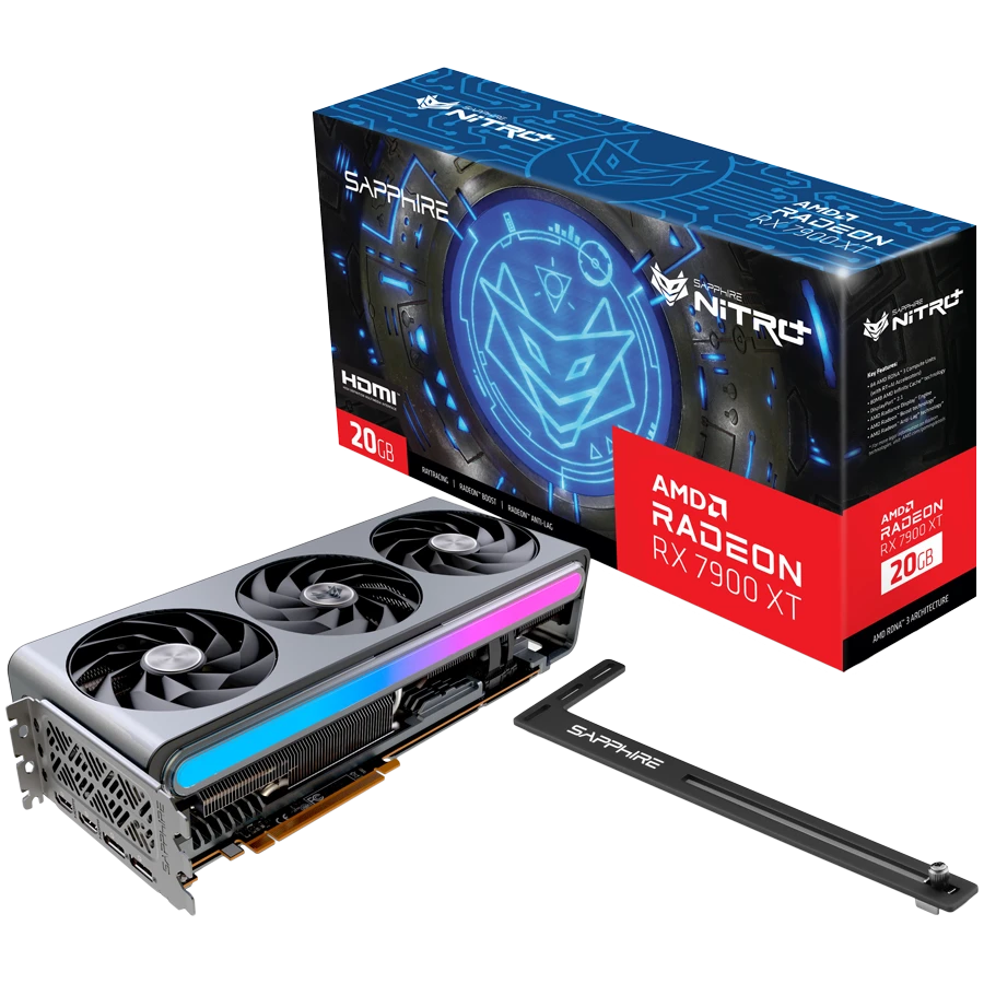 SAPPHIRE NITRO+ AMD RADEON RX 7900 XT GAMING OC VAPOR-X 20GB GDDR6 DUAL HDMI / DUAL DP