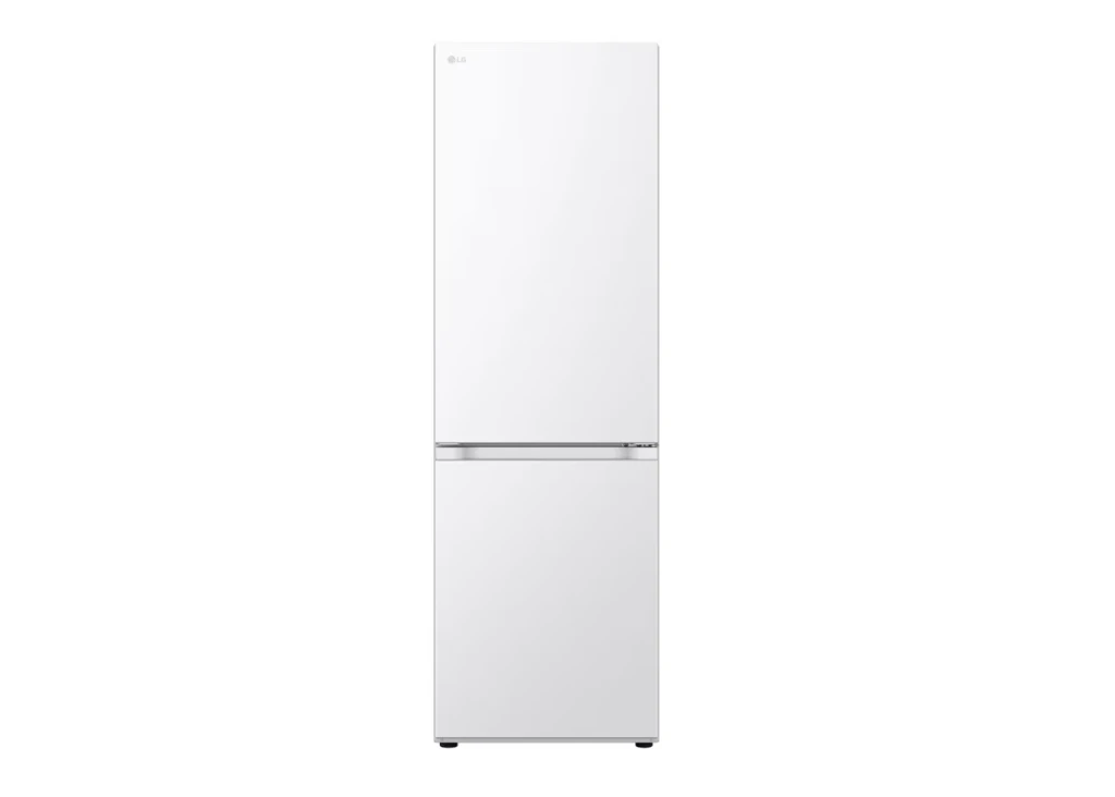 LG Refrigerator | GBV21L0ESW | Energy efficiency class E | Free standing | Combi | Height 186 cm | No Frost system | Fridge net capacity 234 L | Freezer net capacity 110 L | Display | 35 dB | White
