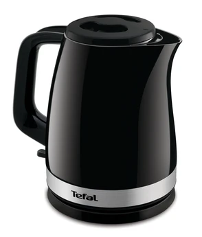 TEFAL Kettle | KO150F30 Delfini Vision | Electric | 2400 W | 1.5 L | Plastic | 360° rotational base | Black/Stainless steel