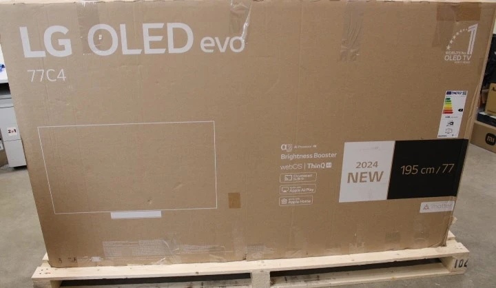 LG OLED TV | OLED77C41LA | 77 | Smart TV | webOS 24 | 4K UHD | DAMAGED PACKAGING, REFURBISHED