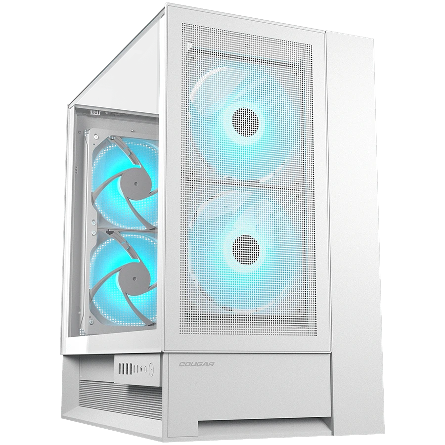 COUGAR OmnyX PC Case, Mid Tower, White