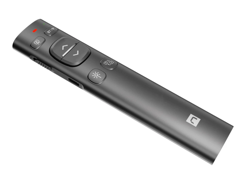 Natec Wireless Laser Point Presenter | Warbler 2 | Gray | Interfaca: 2.4 GHz, Bluetooth compatibility; Range: 10m; Laser color: Red; Battery capacity: 300 mAh